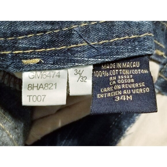 Marithe Francois Girbaud M+FG Jeans Men 34x32 Shuttle Taped Vtg Denim (34×31.5) - Picture 8 of 8